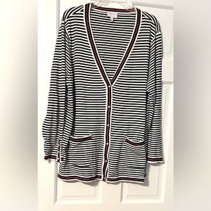 Plus size cardigan, the Oprah Magazine Collection for Talbot’s